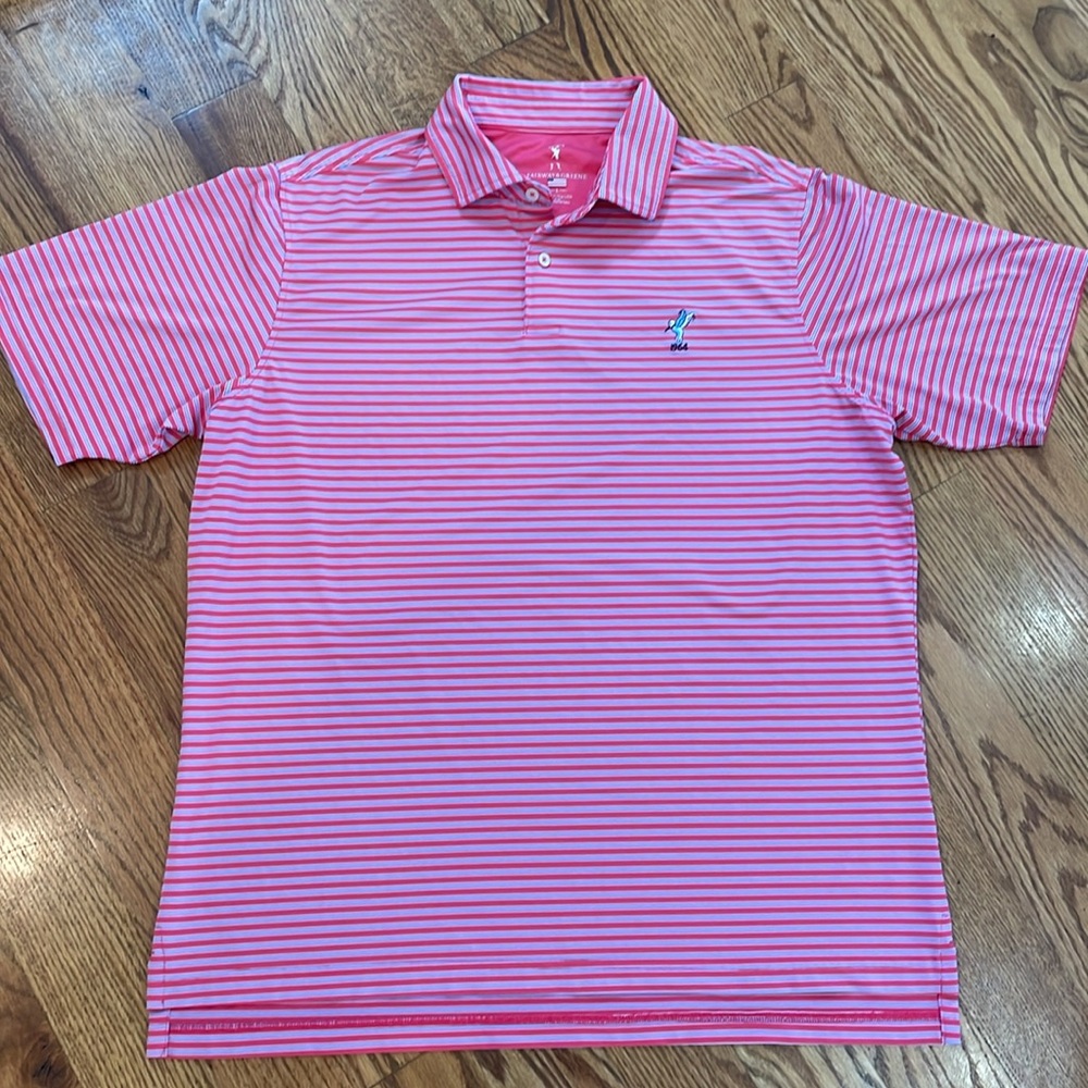 Men’s Fairway & Greene Golf Polo Shirt. Size Large. Like New Condition.